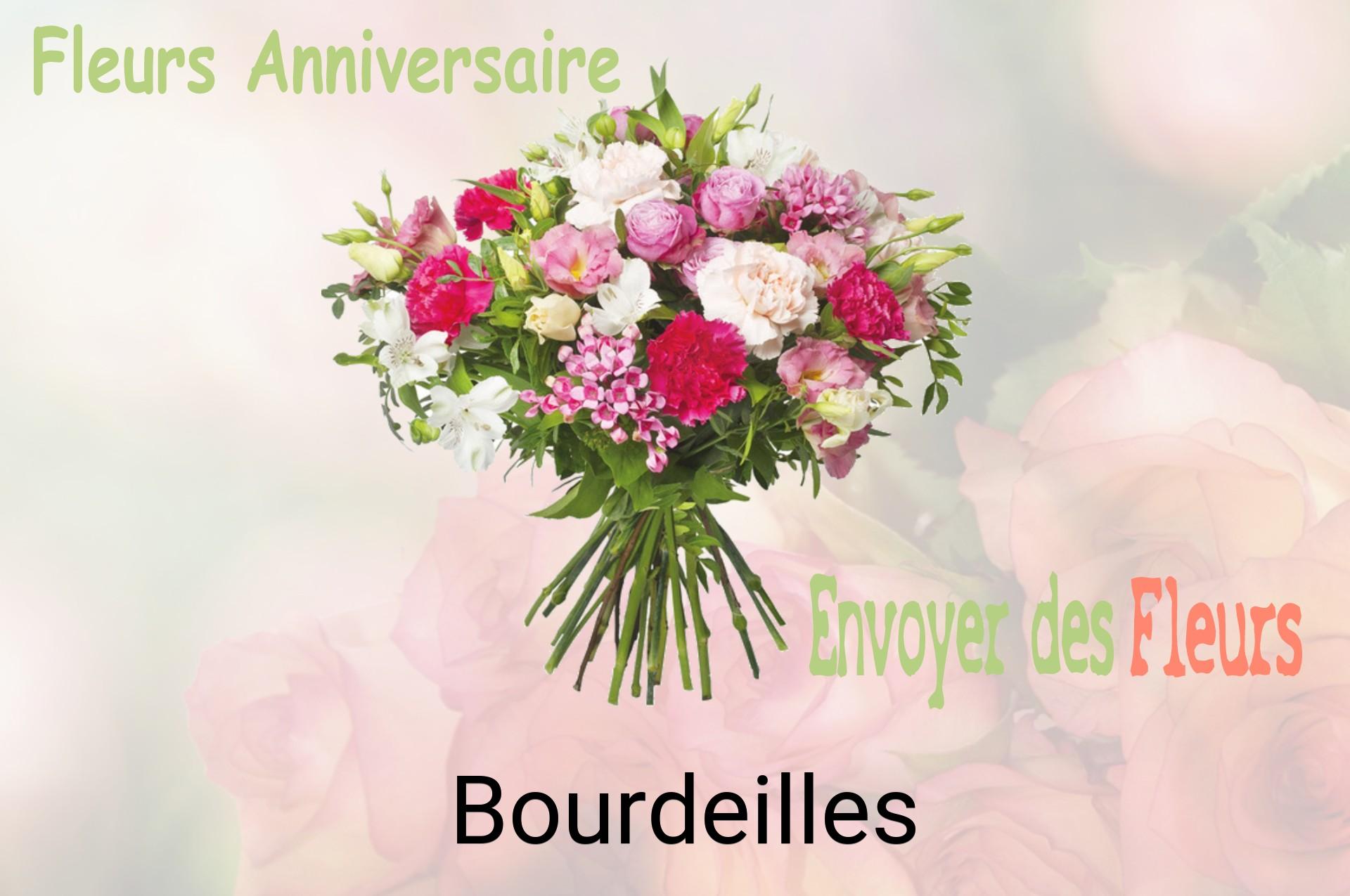 Bouquet de fleurs d’anniversaire livré à Bourdeilles
