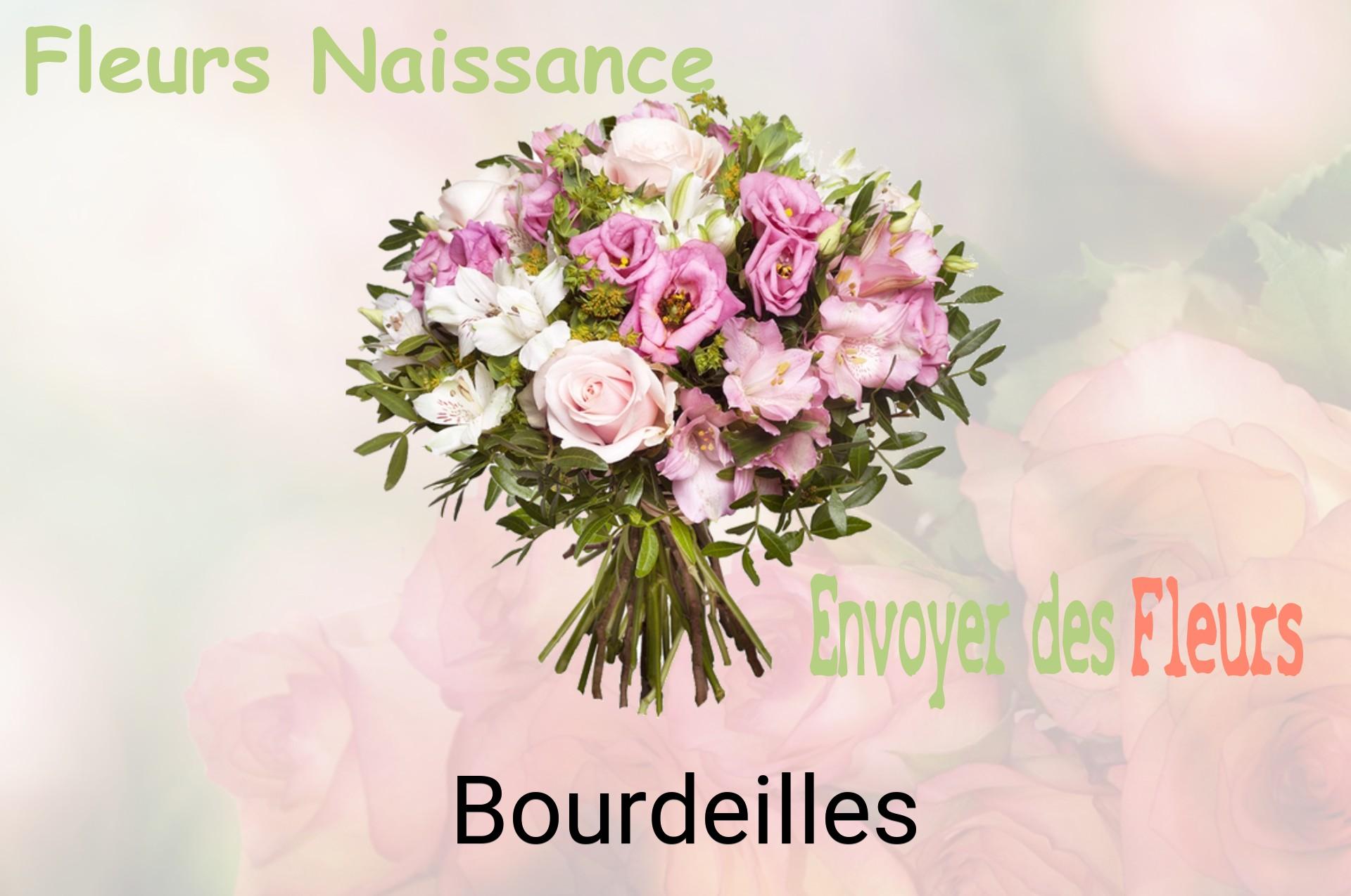 Bouquet de fleurs de naissance livré à Bourdeilles